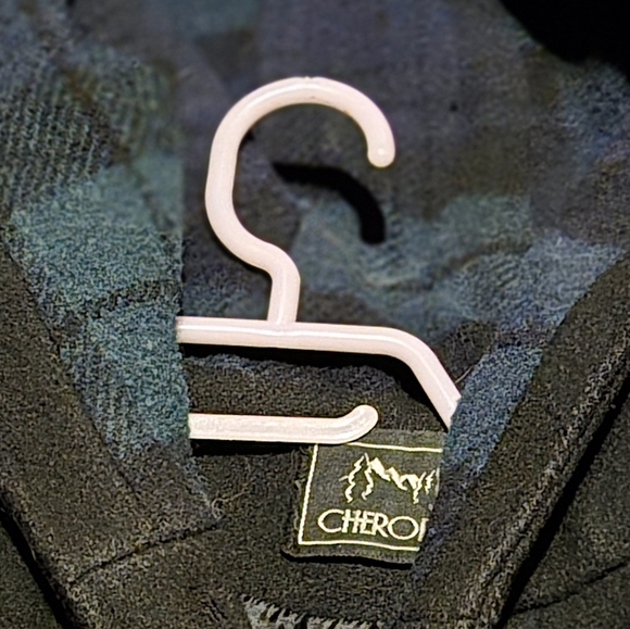 Vintage Cherokee mid length warm fall coat inner plaid detail sz large ladies - Picture 2 of 2